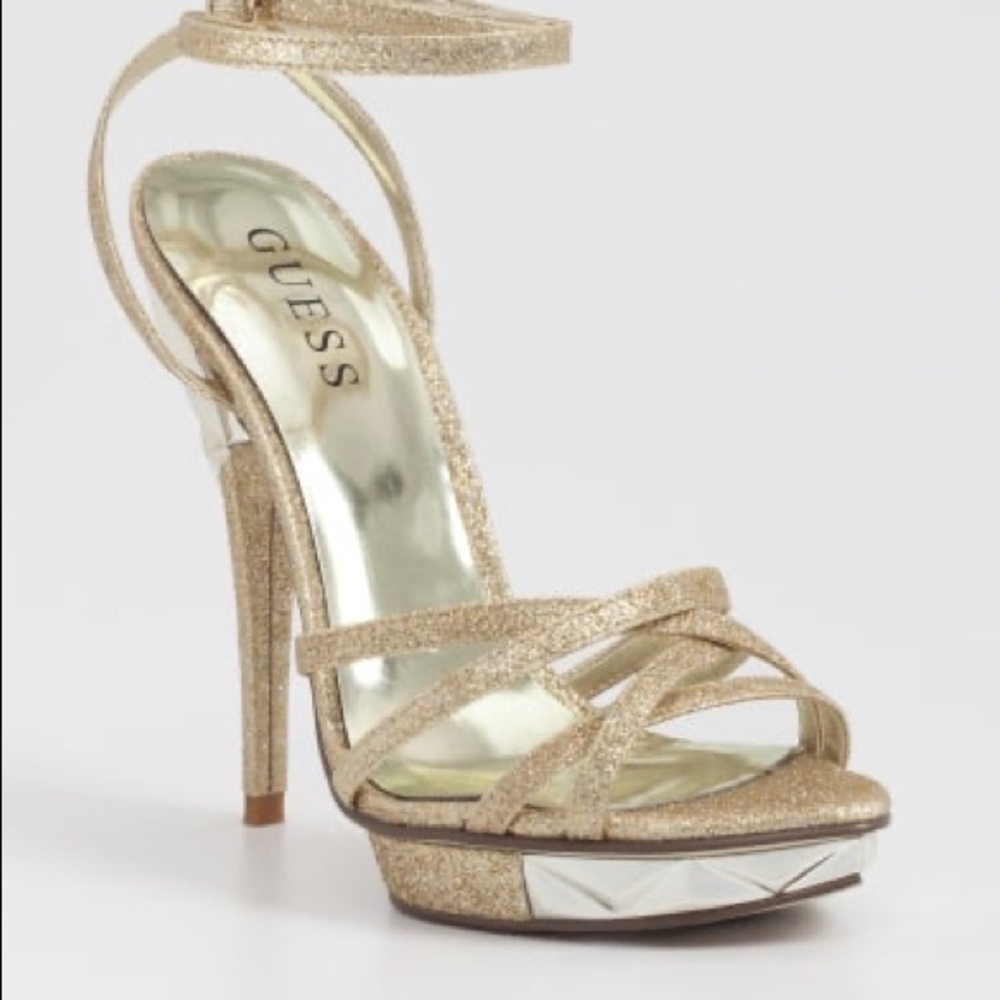 Guess Gold evening/cocktail heels